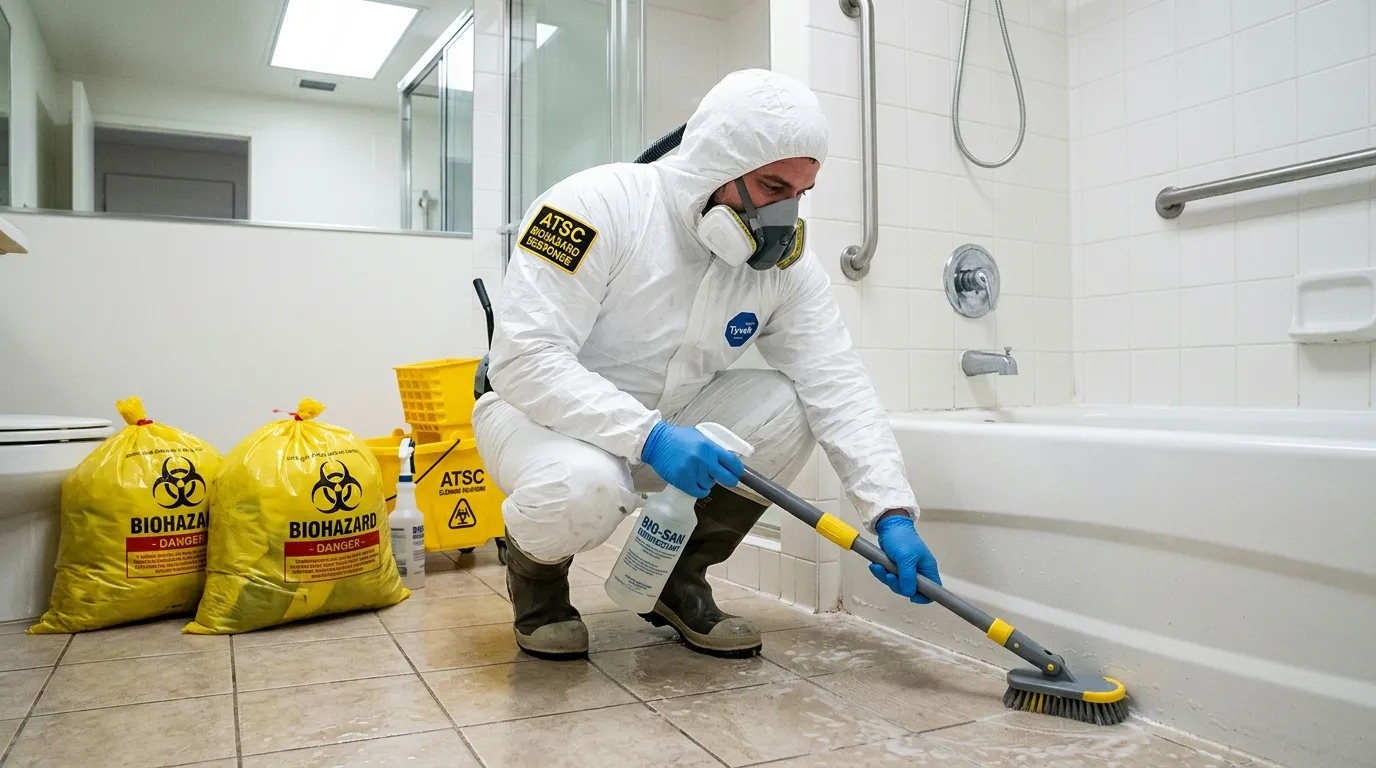 Decontamination equipment deployed for Blood Cleanup in Bowling Green